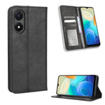 Custodia per telefono in pelle con trama retrò con fibbia magnetica, For Nothing Phone 1, For OPPO A57 5G / 4G, For OPPO A97 5G, For Realme GT2 Explorer Master, For TCL 30 XL, For vivo Y02s