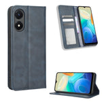 Custodia per telefono in pelle con trama retrò con fibbia magnetica, For Nothing Phone 1, For OPPO A57 5G / 4G, For OPPO A97 5G, For Realme GT2 Explorer Master, For TCL 30 XL, For vivo Y02s