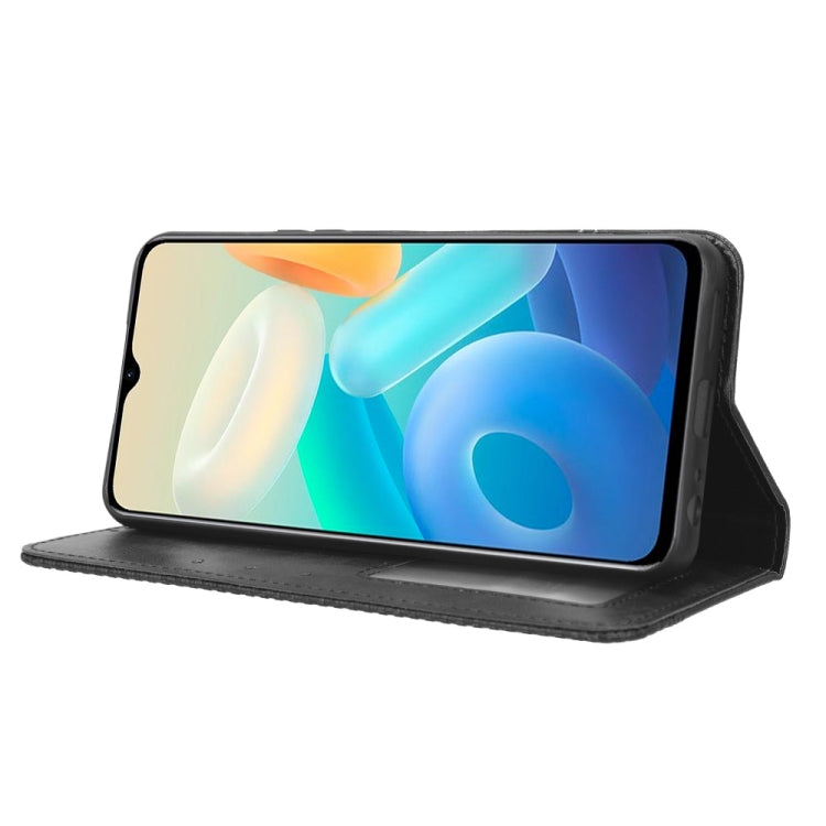 Custodia per telefono in pelle con trama retrò con fibbia magnetica, For vivo Y77 5G, For Infinix Note 12 G96, For Infinix Note 12 VIP, For Infinix Note 12i, For Tecno Camon 19 Pro, For Tecno Camon 19