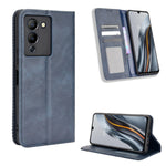 Custodia per telefono in pelle con trama retrò con fibbia magnetica, For vivo Y77 5G, For Infinix Note 12 G96, For Infinix Note 12 VIP, For Infinix Note 12i, For Tecno Camon 19 Pro, For Tecno Camon 19