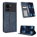 Custodia per telefono in pelle con trama retrò con fibbia magnetica, For vivo Y77 5G, For Infinix Note 12 G96, For Infinix Note 12 VIP, For Infinix Note 12i, For Tecno Camon 19 Pro, For Tecno Camon 19