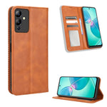 Custodia per telefono in pelle con trama retrò con fibbia magnetica, For vivo Y77 5G, For Infinix Note 12 G96, For Infinix Note 12 VIP, For Infinix Note 12i, For Tecno Camon 19 Pro, For Tecno Camon 19