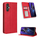 Custodia per telefono in pelle con trama retrò con fibbia magnetica, For Tecno Pova3, For Tecno Spark 9 Pro, For ASUS ROG Phone 6 / 6 Pro, For ASUS Zenfone 9, For Huawei nova Y90, For Cubot X50