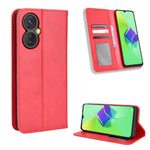 Custodia per telefono in pelle con trama retrò con fibbia magnetica, For Tecno Pova3, For Tecno Spark 9 Pro, For ASUS ROG Phone 6 / 6 Pro, For ASUS Zenfone 9, For Huawei nova Y90, For Cubot X50