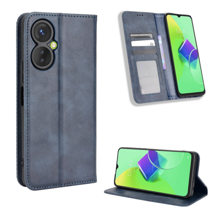 Custodia per telefono in pelle con trama retrò con fibbia magnetica, For Tecno Pova3, For Tecno Spark 9 Pro, For ASUS ROG Phone 6 / 6 Pro, For ASUS Zenfone 9, For Huawei nova Y90, For Cubot X50