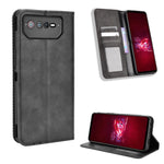 Custodia per telefono in pelle con trama retrò con fibbia magnetica, For Tecno Pova3, For Tecno Spark 9 Pro, For ASUS ROG Phone 6 / 6 Pro, For ASUS Zenfone 9, For Huawei nova Y90, For Cubot X50