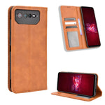 Custodia per telefono in pelle con trama retrò con fibbia magnetica, For Tecno Pova3, For Tecno Spark 9 Pro, For ASUS ROG Phone 6 / 6 Pro, For ASUS Zenfone 9, For Huawei nova Y90, For Cubot X50