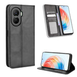 Custodia per telefono in pelle con trama retrò con fibbia magnetica, For Honor X40i, For Samsung Galaxy Z Fold4 5G, For HotPepper Serrano3, For OnePlus 10T 5G / Ace Pro 5G, For ZTE Avid 589 Z5158, For ZTE Nubia Red Magic 7S Pro