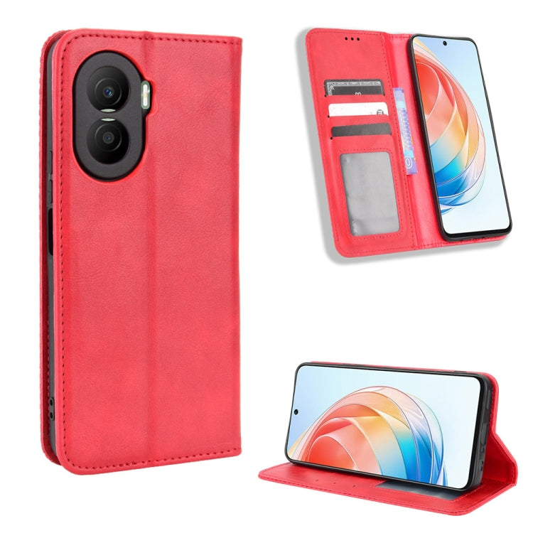 Custodia per telefono in pelle con trama retrò con fibbia magnetica, For Honor X40i, For Samsung Galaxy Z Fold4 5G, For HotPepper Serrano3, For OnePlus 10T 5G / Ace Pro 5G, For ZTE Avid 589 Z5158, For ZTE Nubia Red Magic 7S Pro