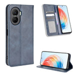 Custodia per telefono in pelle con trama retrò con fibbia magnetica, For Honor X40i, For Samsung Galaxy Z Fold4 5G, For HotPepper Serrano3, For OnePlus 10T 5G / Ace Pro 5G, For ZTE Avid 589 Z5158, For ZTE Nubia Red Magic 7S Pro