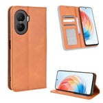 Custodia per telefono in pelle con trama retrò con fibbia magnetica, For Honor X40i, For Samsung Galaxy Z Fold4 5G, For HotPepper Serrano3, For OnePlus 10T 5G / Ace Pro 5G, For ZTE Avid 589 Z5158, For ZTE Nubia Red Magic 7S Pro