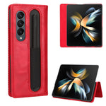 Custodia per telefono in pelle con trama retrò con fibbia magnetica, For Honor X40i, For Samsung Galaxy Z Fold4 5G, For HotPepper Serrano3, For OnePlus 10T 5G / Ace Pro 5G, For ZTE Avid 589 Z5158, For ZTE Nubia Red Magic 7S Pro