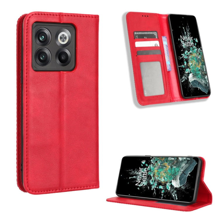 Custodia per telefono in pelle con trama retrò con fibbia magnetica, For Honor X40i, For Samsung Galaxy Z Fold4 5G, For HotPepper Serrano3, For OnePlus 10T 5G / Ace Pro 5G, For ZTE Avid 589 Z5158, For ZTE Nubia Red Magic 7S Pro