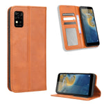 Custodia per telefono in pelle con trama retrò con fibbia magnetica, For Honor X40i, For Samsung Galaxy Z Fold4 5G, For HotPepper Serrano3, For OnePlus 10T 5G / Ace Pro 5G, For ZTE Avid 589 Z5158, For ZTE Nubia Red Magic 7S Pro