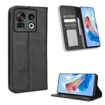 Custodia per telefono in pelle con trama retrò con fibbia magnetica, For ZTE Nubia Z40S Pro, For ZTE Axon 40 Pro
