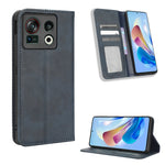 Custodia per telefono in pelle con trama retrò con fibbia magnetica, For ZTE Nubia Z40S Pro, For ZTE Axon 40 Pro