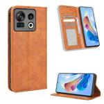 Custodia per telefono in pelle con trama retrò con fibbia magnetica, For ZTE Nubia Z40S Pro, For ZTE Axon 40 Pro
