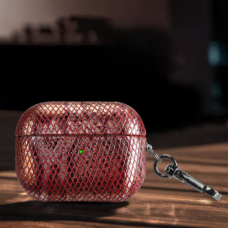 Custodia per cuffie J01 Mesh Snakeskin, For AirPods Pro, For AirPods 3