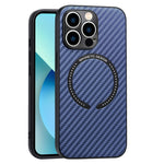 Custodia per telefono con texture in fibra di carbonio magnetica MagSafe, For iPhone 13 Pro, For iPhone 13 Pro Max, For iPhone 12, For iPhone 12 Pro, For iPhone 12 Pro Max