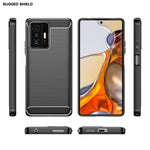 Custodia in TPU con texture spazzolata in fibra di carbonio, For Xiaomi 11T, For Xiaomi 11T Pro, For OPPO A57e, For OPPO A57S