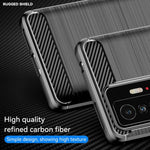 Custodia in TPU con texture spazzolata in fibra di carbonio, For Xiaomi 11T, For Xiaomi 11T Pro, For OPPO A57e, For OPPO A57S