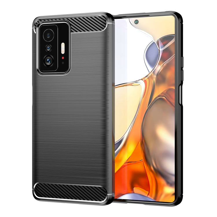 Custodia in TPU con texture spazzolata in fibra di carbonio, For Xiaomi 11T, For Xiaomi 11T Pro, For OPPO A57e, For OPPO A57S