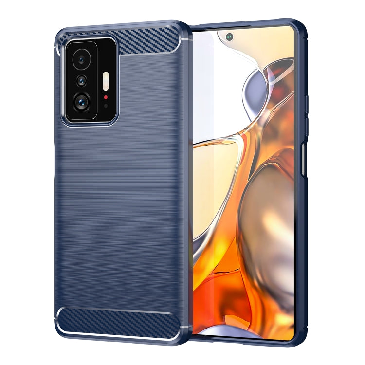 Custodia in TPU con texture spazzolata in fibra di carbonio, For Xiaomi 11T, For Xiaomi 11T Pro, For OPPO A57e, For OPPO A57S