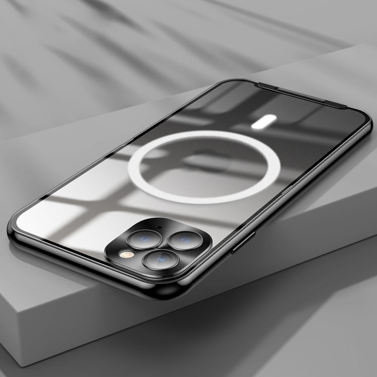 Custodia per telefono in metallo satinato con chiusura magnetica, For iPhone 11 Pro, For iPhone 12, For iPhone 12 Pro, For iPhone 12 Pro Max, For iPhone 13, For iPhone 13 Pro
