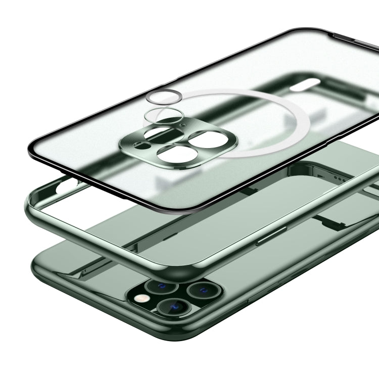 Custodia per telefono in metallo satinato con chiusura magnetica, For iPhone 11 Pro, For iPhone 12, For iPhone 12 Pro, For iPhone 12 Pro Max, For iPhone 13, For iPhone 13 Pro