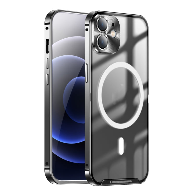 Custodia per telefono in metallo satinato con chiusura magnetica, For iPhone 11 Pro, For iPhone 12, For iPhone 12 Pro, For iPhone 12 Pro Max, For iPhone 13, For iPhone 13 Pro