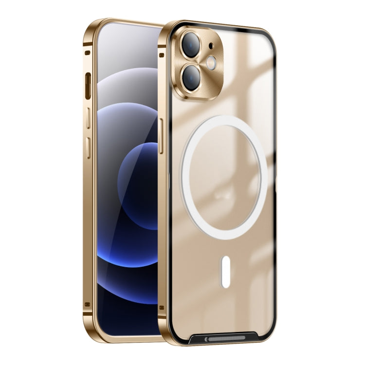 Custodia per telefono in metallo satinato con chiusura magnetica, For iPhone 11 Pro, For iPhone 12, For iPhone 12 Pro, For iPhone 12 Pro Max, For iPhone 13, For iPhone 13 Pro