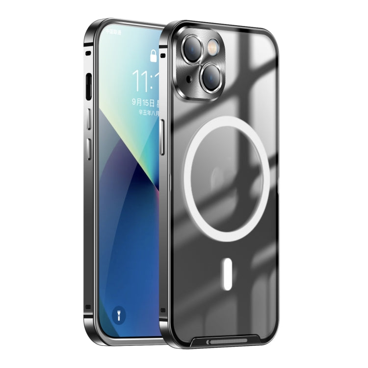 Custodia per telefono in metallo satinato con chiusura magnetica, For iPhone 11 Pro, For iPhone 12, For iPhone 12 Pro, For iPhone 12 Pro Max, For iPhone 13, For iPhone 13 Pro