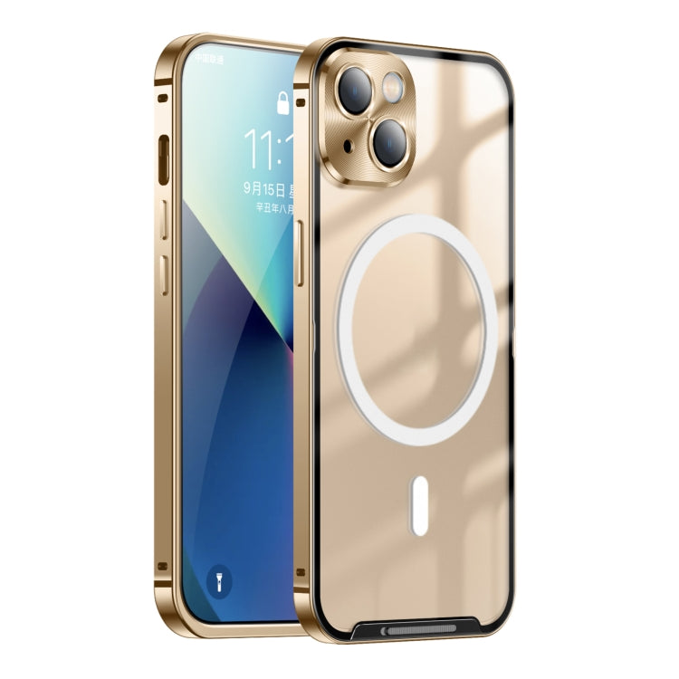 Custodia per telefono in metallo satinato con chiusura magnetica, For iPhone 11 Pro, For iPhone 12, For iPhone 12 Pro, For iPhone 12 Pro Max, For iPhone 13, For iPhone 13 Pro
