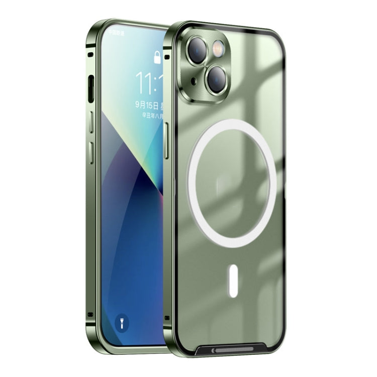 Custodia per telefono in metallo satinato con chiusura magnetica, For iPhone 11 Pro, For iPhone 12, For iPhone 12 Pro, For iPhone 12 Pro Max, For iPhone 13, For iPhone 13 Pro