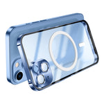 Custodia metallo satinato con chiusura magnetica per iPhone