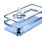Custodia metallo satinato con chiusura magnetica per iPhone