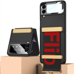 GKK Ultra-sottile custodia a libro per telefono con copertura completa con cinturino, For Samsung Galaxy Z Flip4