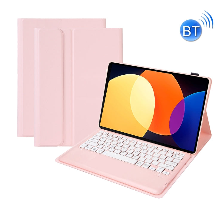 A0N4 Custodia in pelle per tablet con tastiera Bluetooth staccabile con motivo a pecora, For Xiaomi Pad 5 Pro 12.4