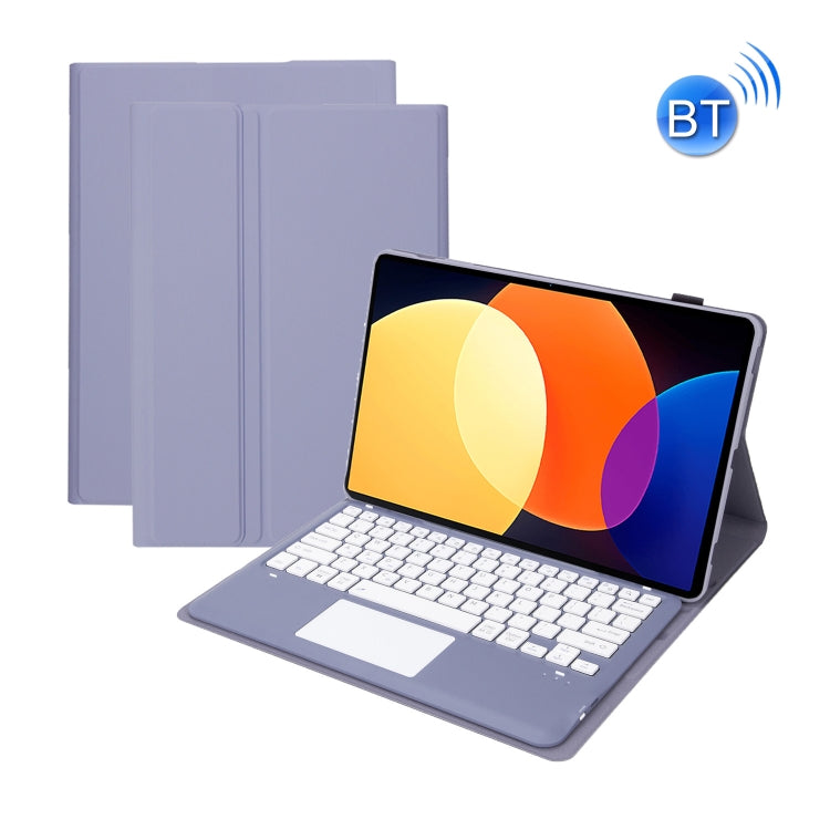 A0N4-A Custodia in pelle per tablet Bluetooth staccabile con motivo a pecora in TPU con touchpad, For Xiaomi Pad 5 Pro 12.4