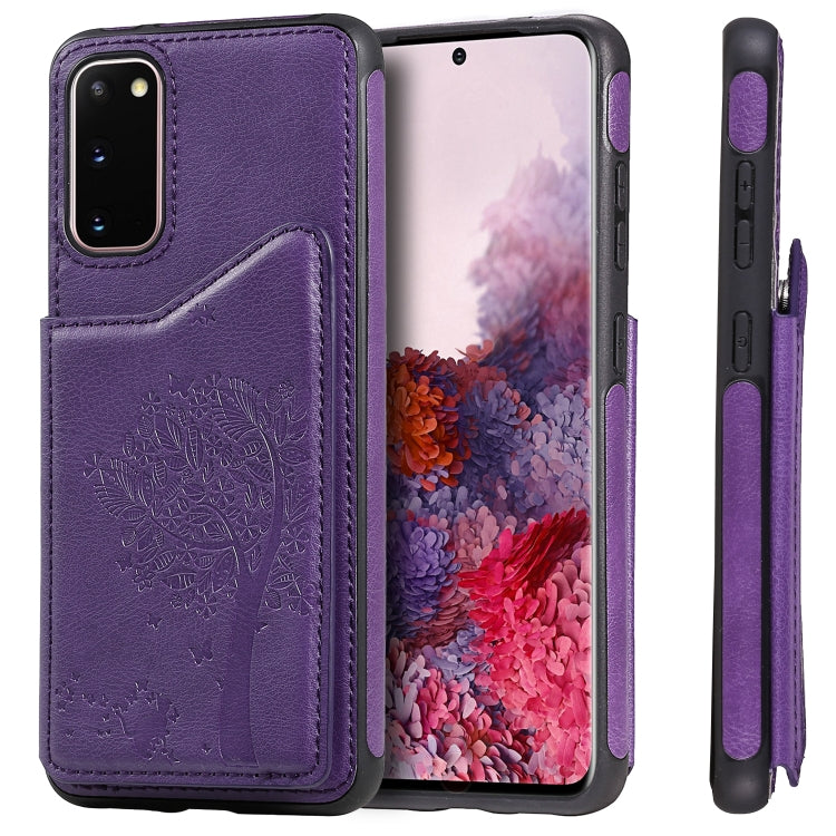 Custodia protettiva con slot carte per Galaxy S20