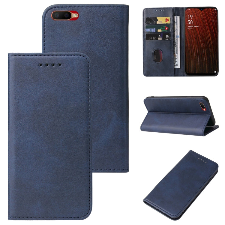 Custodia per telefono in pelle con chiusura magnetica, For OPPO A1k, For OPPO A5s, For OPPO A7n, For OPPO A8, For OPPO A11k, For OPPO A15s, For OPPO A16