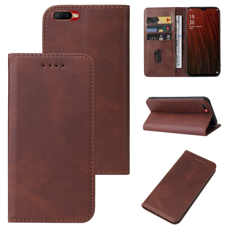 Custodia per telefono in pelle con chiusura magnetica, For OPPO A1k, For OPPO A5s, For OPPO A7n, For OPPO A8, For OPPO A11k, For OPPO A15s, For OPPO A16