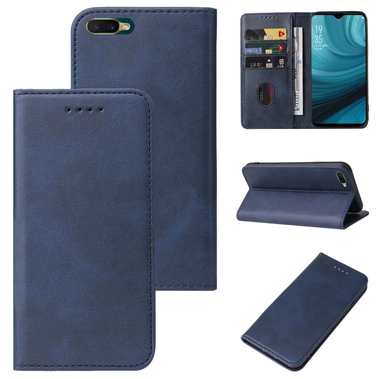 Custodia per telefono in pelle con chiusura magnetica, For OPPO A1k, For OPPO A5s, For OPPO A7n, For OPPO A8, For OPPO A11k, For OPPO A15s, For OPPO A16