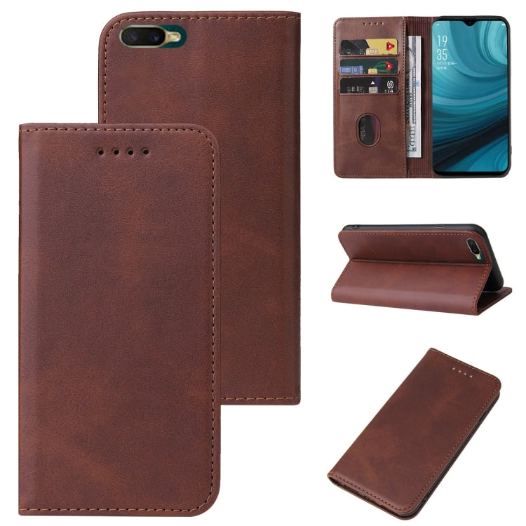 Custodia per telefono in pelle con chiusura magnetica, For OPPO A1k, For OPPO A5s, For OPPO A7n, For OPPO A8, For OPPO A11k, For OPPO A15s, For OPPO A16