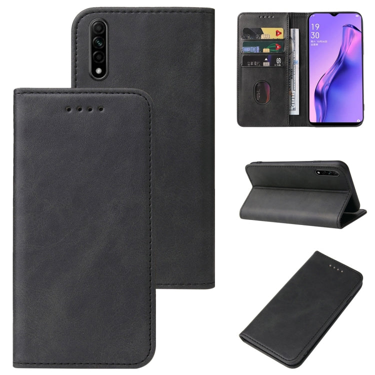 Custodia per telefono in pelle con chiusura magnetica, For OPPO A1k, For OPPO A5s, For OPPO A7n, For OPPO A8, For OPPO A11k, For OPPO A15s, For OPPO A16