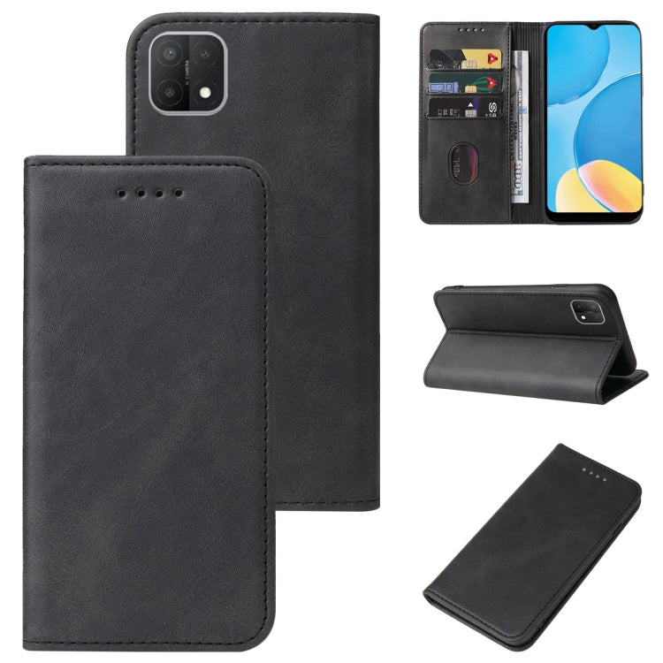 Custodia per telefono in pelle con chiusura magnetica, For OPPO A1k, For OPPO A5s, For OPPO A7n, For OPPO A8, For OPPO A11k, For OPPO A15s, For OPPO A16