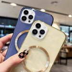 Custodia per telefono in TPU MagSafe con texture CD, For iPhone 14 Pro Max, For iPhone 13 mini, For iPhone 13