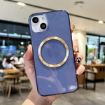 Custodia per telefono in TPU MagSafe con texture CD, For iPhone 14 Pro Max, For iPhone 13 mini, For iPhone 13