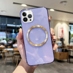 Custodia per telefono in TPU MagSafe con texture CD, For iPhone 13 Pro, For iPhone 13 Pro Max, For iPhone 12 mini