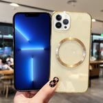 Custodia per telefono in TPU MagSafe con texture CD, For iPhone 13 Pro, For iPhone 13 Pro Max, For iPhone 12 mini